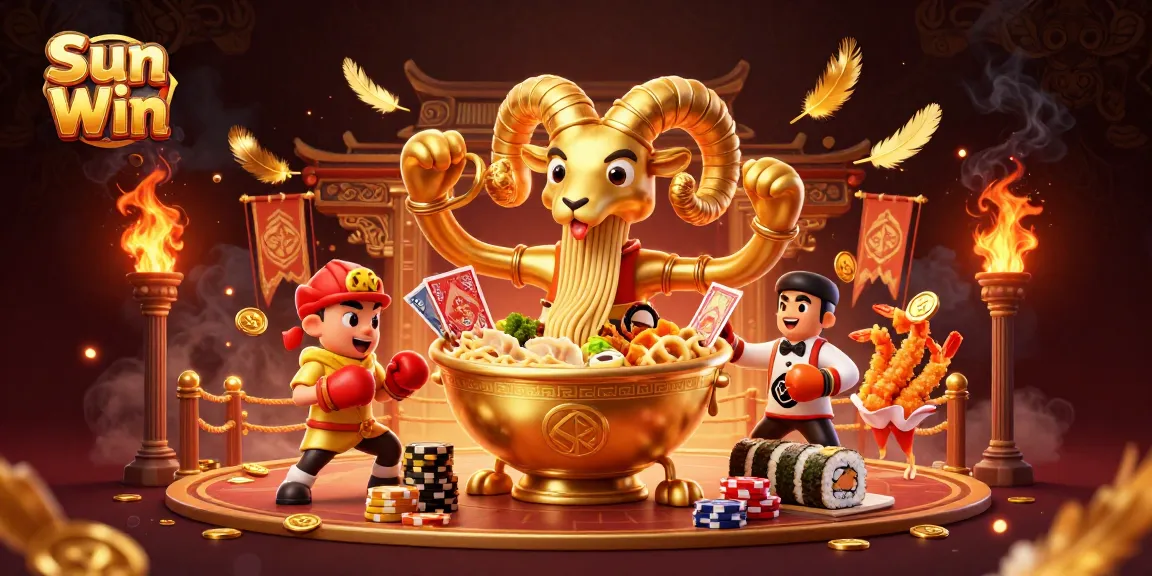 Engage with Sun Win and join thrilling gameplay with colorful characters and vibrant casino elements.